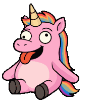 Alfa Alfa The Unicorn Sticker