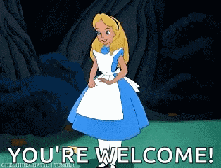 Alice In Wonderland Curtsy GIF