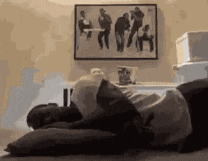 Aliens Bed GIF