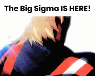 All Might Big Sigma GIF