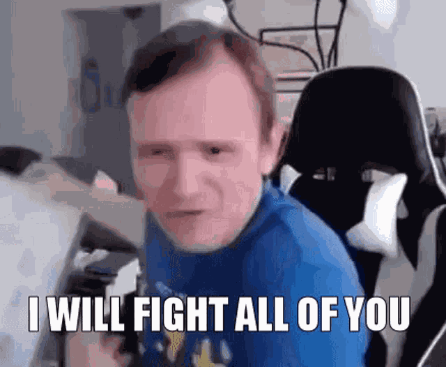 Allenxandria I Will Fight All Of You GIF
