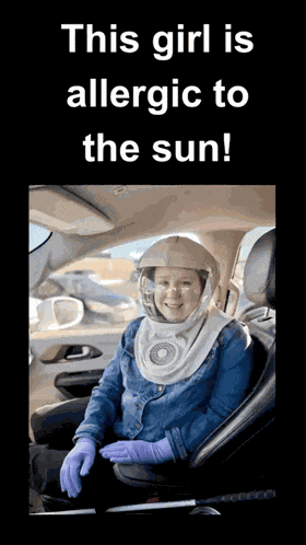 Allergic To The Sun Sun Allergy GIF