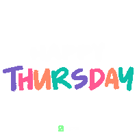 Almost Friday Cheerful Thursday Sticker