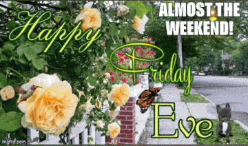 Almost The Weekend Happy Friday Eve GIF