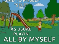 Alone All By Myself GIF