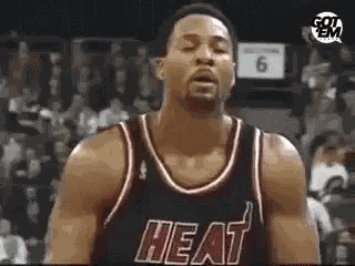 Alonzo Mourning Wipe Sweat GIF