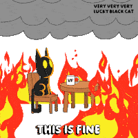 Alright Black Cat Sticker