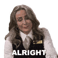 Alright Holly Sticker