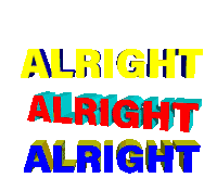 Alright Okay Sticker