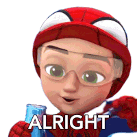 Alright Spider Man Sticker