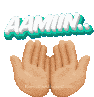 Amen Aamiin Ya Rabbal Alamin Sticker