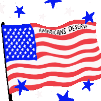 Americans Deserve Real Leaders Leaders Sticker