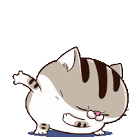 Ami Fat Cat Air Guitar Sticker