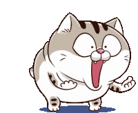 Ami Fat Cat Sticker