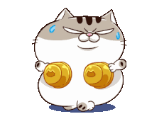 Ami Fat Cat Sticker
