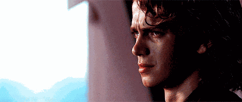 Anakin Skywalker Crying Because He Doesnt Want To Lose Padme GIF