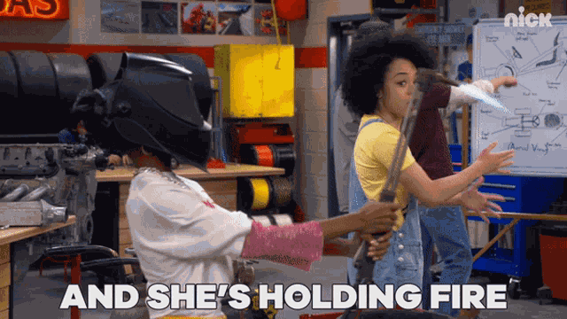 And Shes Holding Fire Sadie GIF