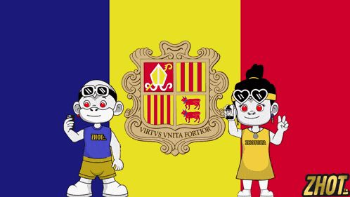 Andorra Andorra Flag GIF