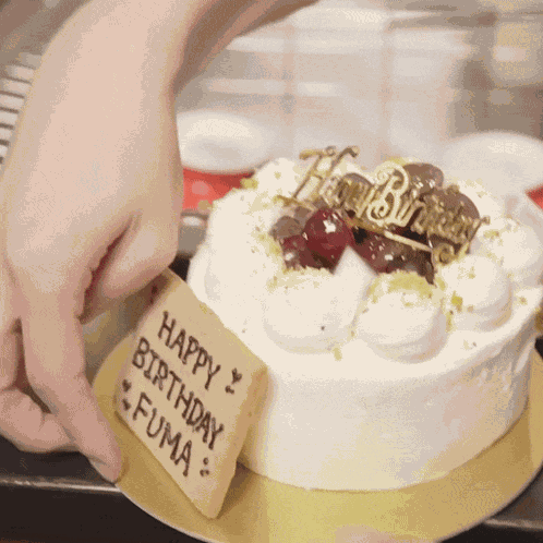 Andteam Andteam Fuma Birthday Cake GIF