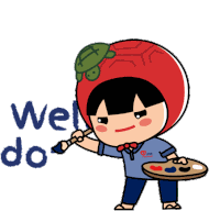 Ang Ku Kueh Girl Akkg Sticker