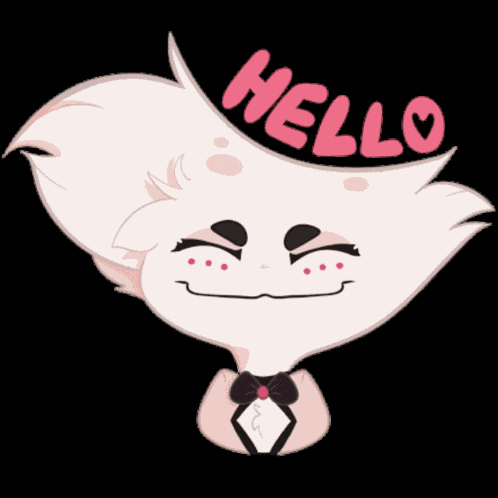 Angel Dust Hello GIF