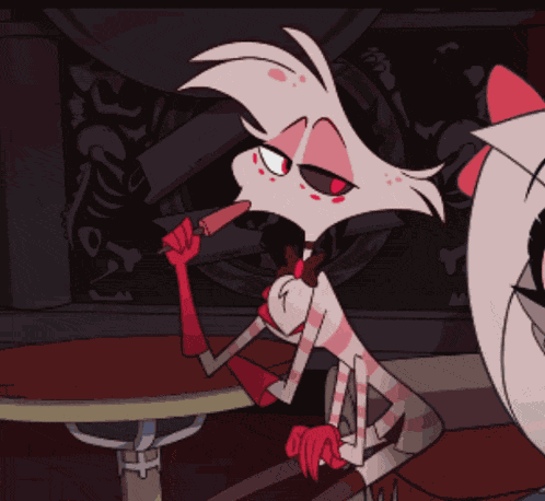 Angel Dust Popsicle Hazbin Hotel GIF