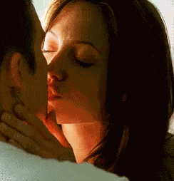 Angelina Jolie Kiss GIF