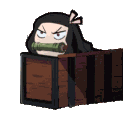Angry Nezuko Angry Jess Sticker