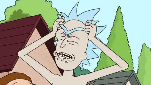 Angry Rick GIF