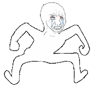 Angry Wojak Sussymon Sticker
