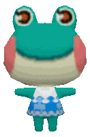 Animal Crossing Frog Sticker