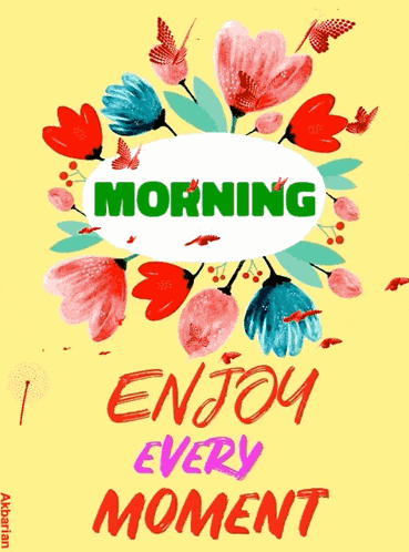 Animated Greeting Card Good Morning GIF