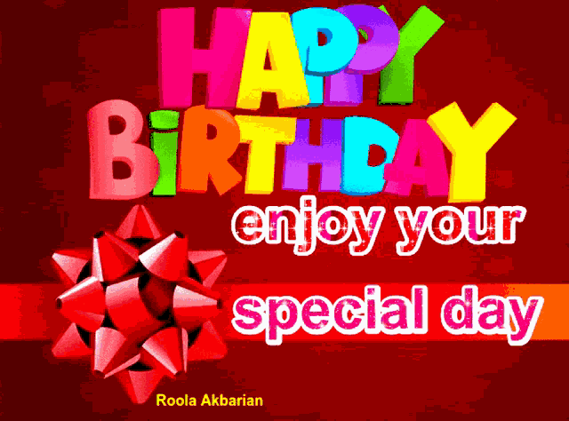 Animated Greeting Card Happy Birthday GIF