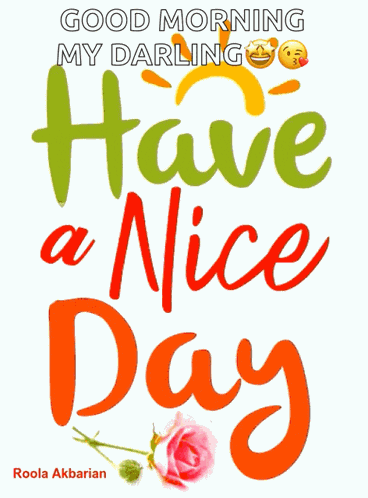 Animated Greeting Card Have A Nice Day GIF