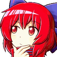 Anime Anime Girl Thinking Sticker