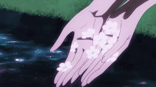 Anime Blumen GIF