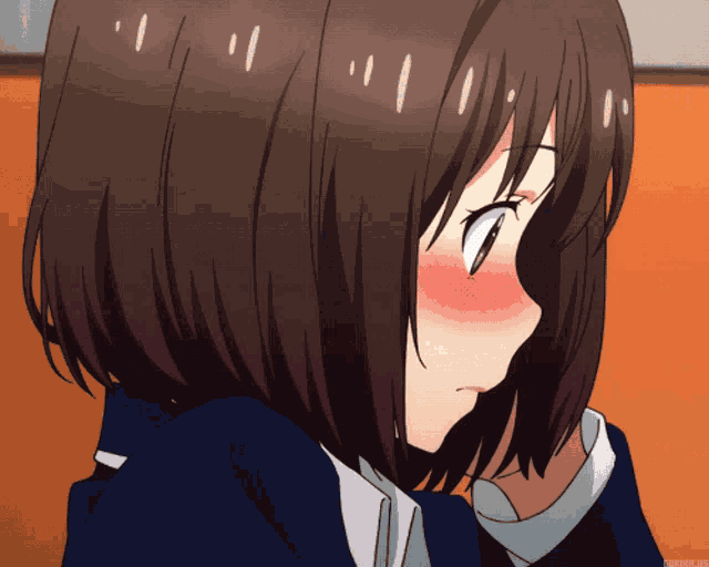 Anime Blushing GIF