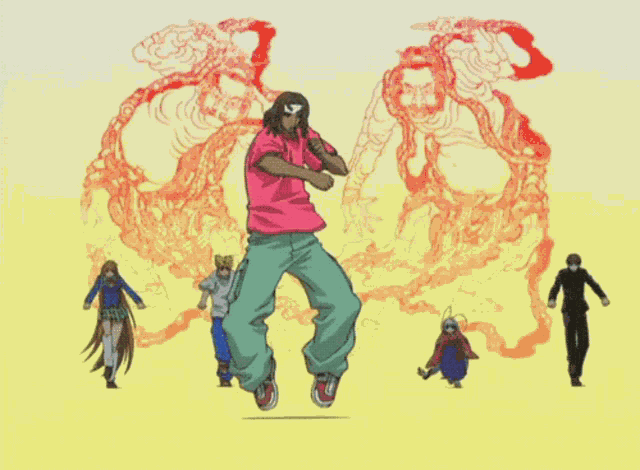 Anime Breakdancing GIF