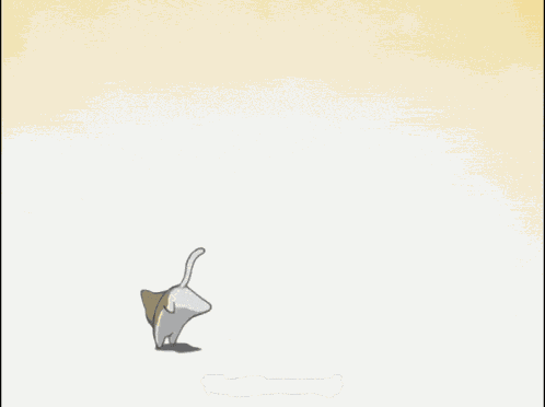 Anime Cat Run Cat Run Away GIF