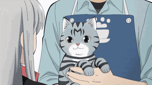 Anime Cat Wave Too Cute Crisis GIF