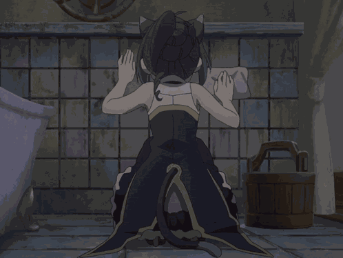 Anime Cleaning GIF