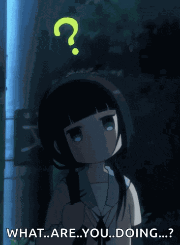 Anime Confused GIF