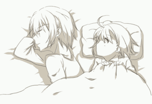 Anime Cuddle GIF