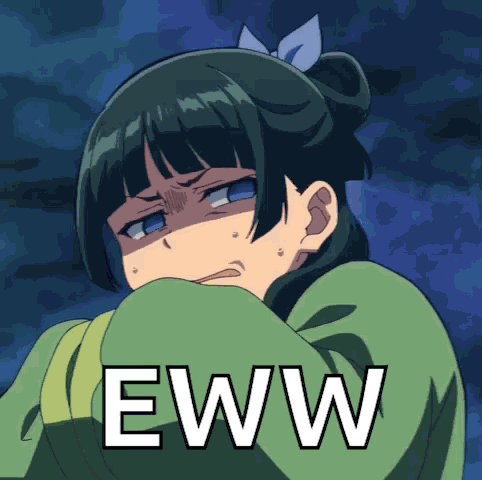 Anime Disgust GIF