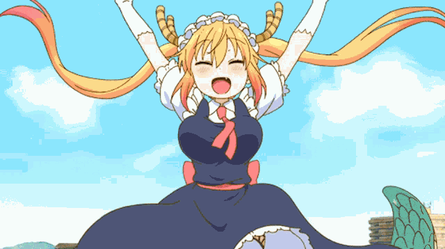 Anime Dragon Maid GIF