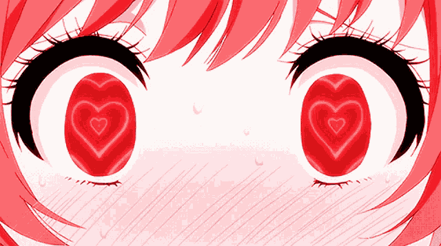 Anime Eyes Heart GIF