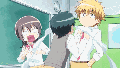 Anime Girl Anime Boy GIF