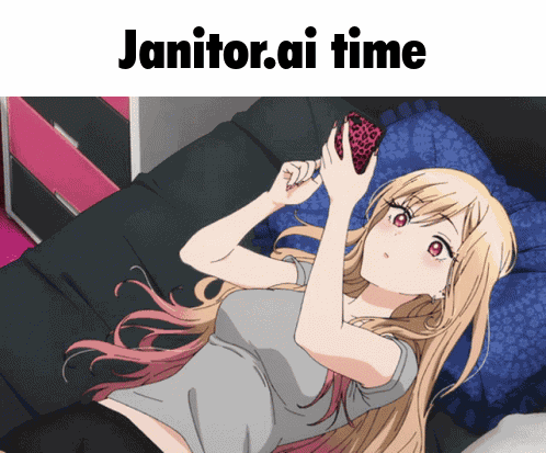Anime Girl Janitor GIF
