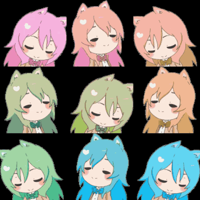 Anime Girl Rave Anime Dance GIF