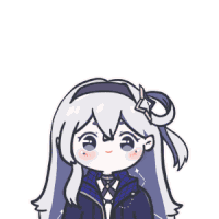 Anime Girl Vtuber Sticker